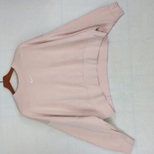 Nike Women's Pink Crew Neck Sweater and sweats
